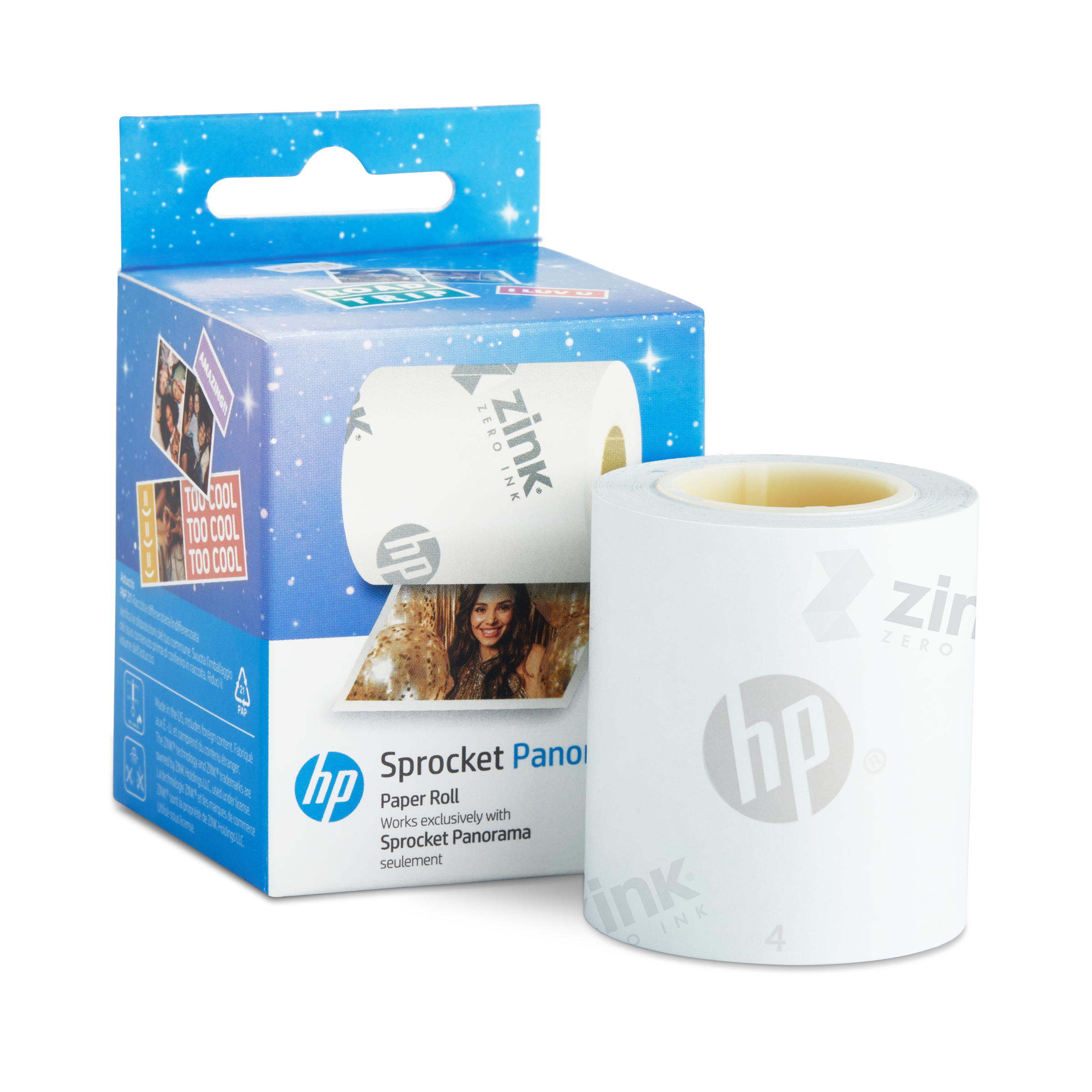 HP Sprocket Panorama 16.4’ (5 Meter) Zink Paper Roll