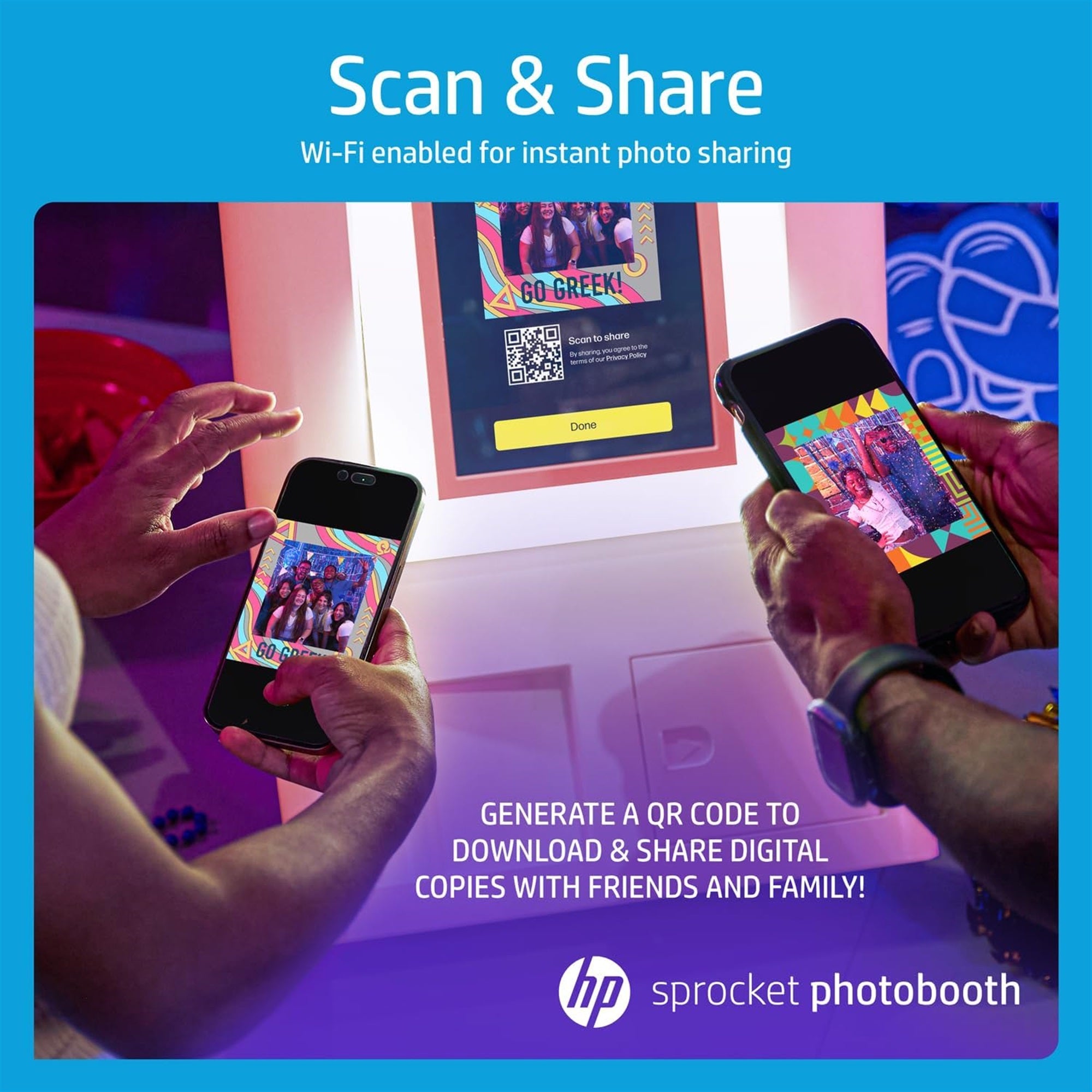 HP Sprocket Photobooth 3x4